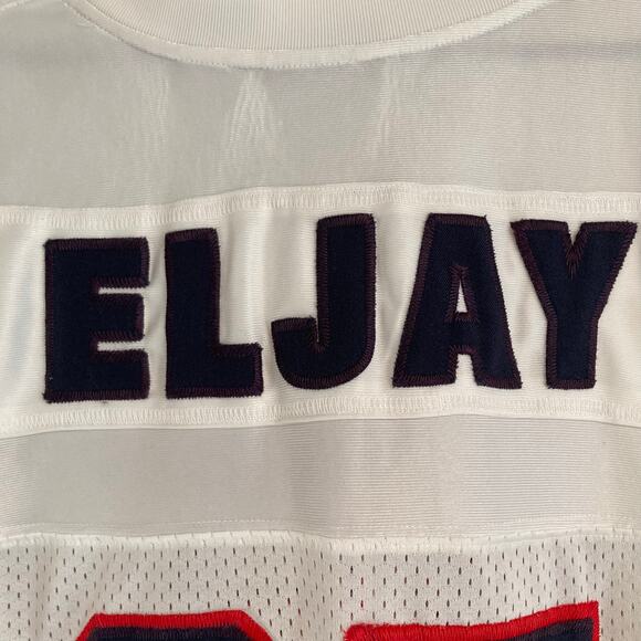 Y2K Eljay #25 Blue White Throwback NFL Jersey Sz 2XLT Oversize Football All Pro - Picture 11 of 15